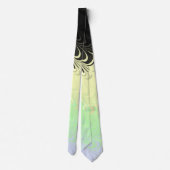 Boho Wavy marmorierte Abstrakte Cassgender Pride F Krawatte (Rückseite)