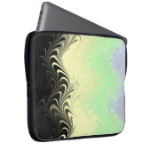 Boho Wavy marmorierte Abstrakte Cassgender Pride F Laptopschutzhülle (Vorne Rechts)