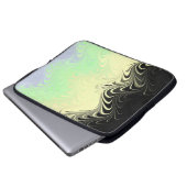 Boho Wavy marmorierte Abstrakte Cassgender Pride F Laptopschutzhülle (Vorne Knopf)