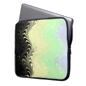 Boho Wavy marmorierte Abstrakte Cassgender Pride F Laptopschutzhülle (Vorderseite Links)