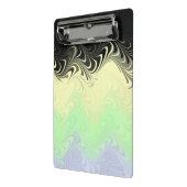 Boho Wavy marmorierte Abstrakte Cassgender Pride F Mini Klemmbrett (Gewinkelt2)