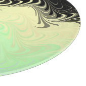 Boho Wavy marmorierte Abstrakte Cassgender Pride F Schneidebrett (Ecke)