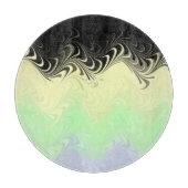 Boho Wavy marmorierte Abstrakte Cassgender Pride F Schneidebrett (Vorderseite)