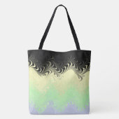 Boho Wavy marmorierte Abstrakte Cassgender Pride F Tasche (Rückseite)
