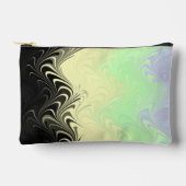 Boho Wavy marmorierte Abstrakte Cassgender Pride F Zubehörtasche (Vorderseite)