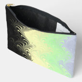 Boho Wavy marmorierte Abstrakte Cassgender Pride F Zubehörtasche (Offen)