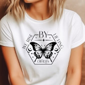 Boho We Rise by Lifting Andere Butterfly Tri-Blend Shirt
