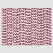 Boho Weave Imitats Texture-Red Seidenpapier (Vorderseite)