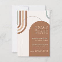 Boho Wedding Arch Save the Date