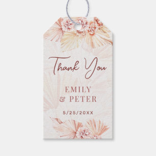 Boho Wedding Blush Bohemischer Partner Geschenkanhänger