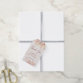 Boho Wedding Blush Bohemischer Partner Geschenkanhänger (Mit Garn)