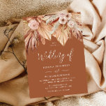 Boho Wedding: Bohemische Terrakotta-getrocknete Bl Einladung<br><div class="desc">The Boho Wedding: Bohemisch Terracotta Dried Floral Einladung Siehe Matching Kollektion in Niche und Nest Store Vielen Dank</div>