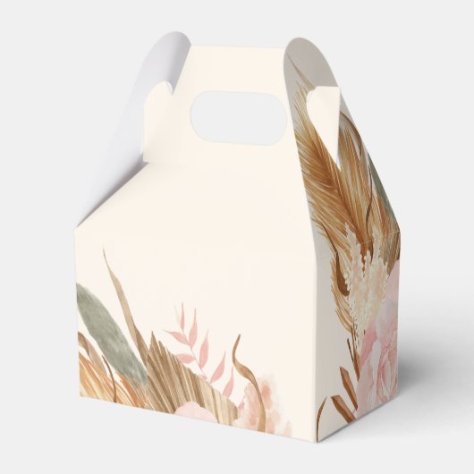 Boho Wedding Box Geschenkschachtel (Rückseite)