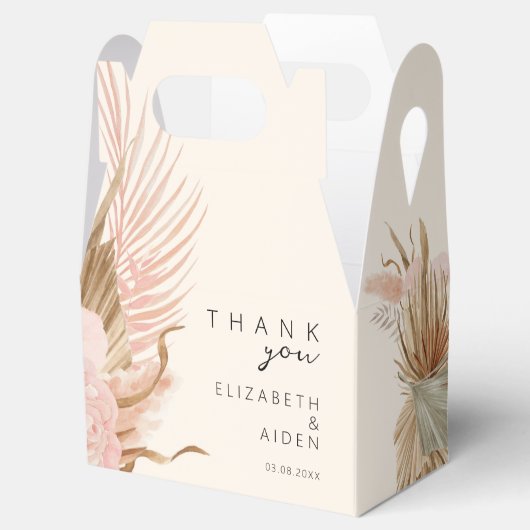 Boho Wedding Box Geschenkschachtel (Geöffnet)