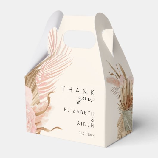 Boho Wedding Box Geschenkschachtel (Vorderseite)