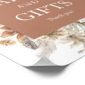 Boho Wedding Cards and Gifts Print Poster (Ecke)