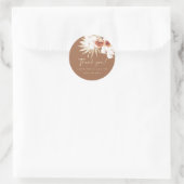 Boho Wedding danke dir Stickers (Tasche)