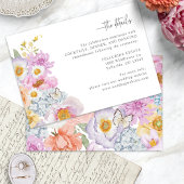 Boho Wedding Details Enclosure Card Begleitkarte