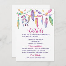 Boho Wedding Details Feathers Lila Indianer