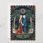 Boho Wedding Einladung (Vorderseite)