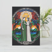 Boho Wedding Einladung (Stehend Vorderseite)