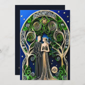 Boho Wedding Einladung (Vorne/Hinten)