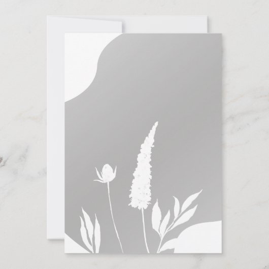 Boho Wedding Einladung (Rückseite)