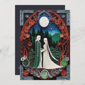 Boho Wedding Einladung (Vorne/Hinten)