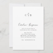 Boho Wedding Einladung (Vorderseite)