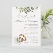 Boho Wedding Einladung (Stehend Vorderseite)