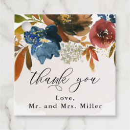 Boho Wedding Floral Geschenkanhänger