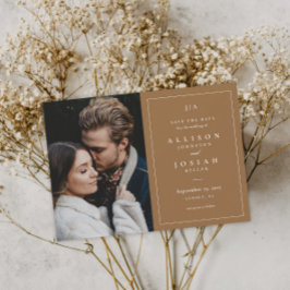 Boho Wedding Foto Save The Date