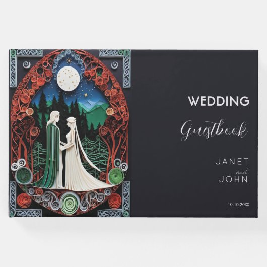 Boho Wedding Gästebuch (Vorderseite)