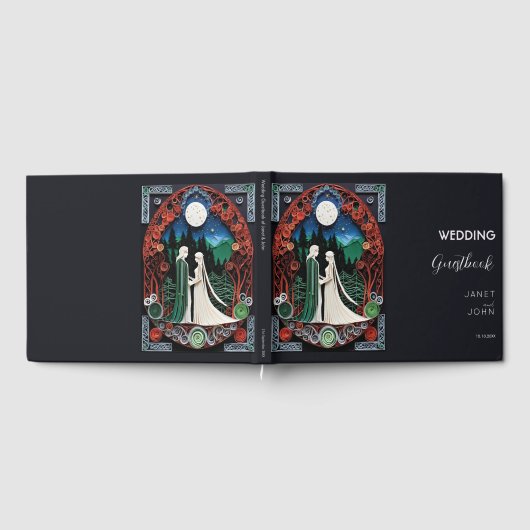 Boho Wedding Gästebuch (Voll)