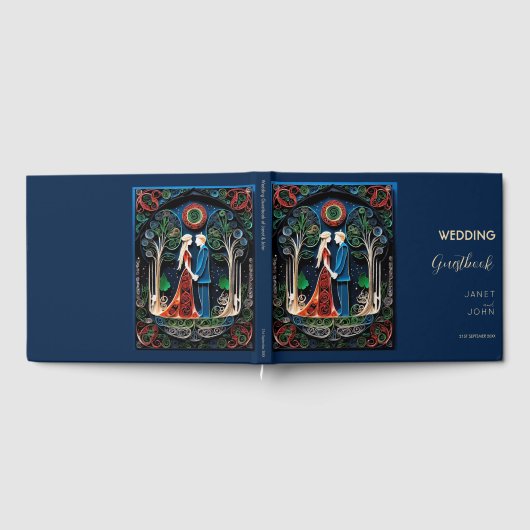 Boho Wedding Gästebuch (Voll)