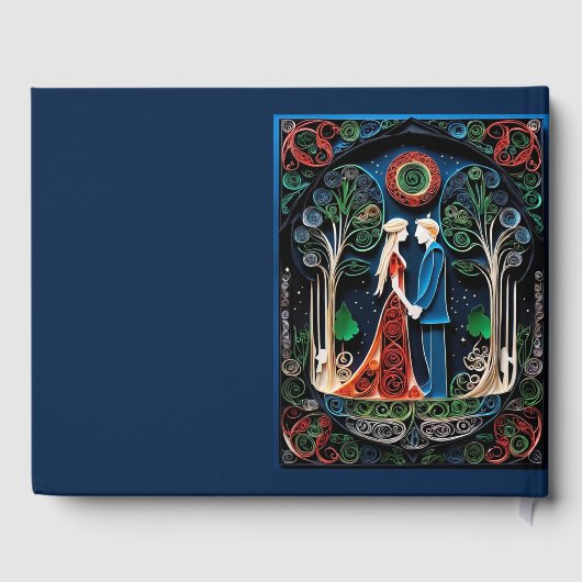 Boho Wedding Gästebuch (Rückseite)