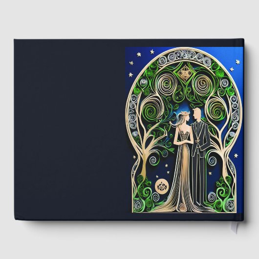 Boho Wedding Gästebuch (Rückseite)