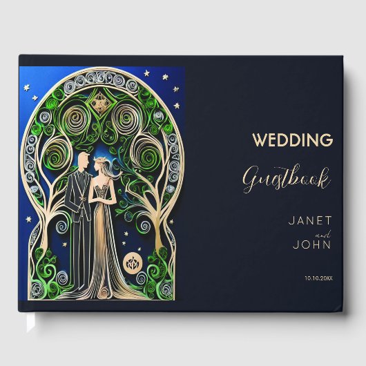 Boho Wedding Gästebuch (Vorderseite)
