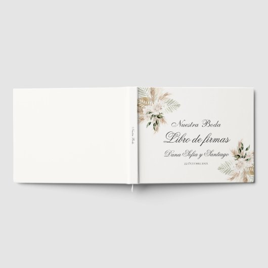 Boho Wedding Gästebuch (Voll)