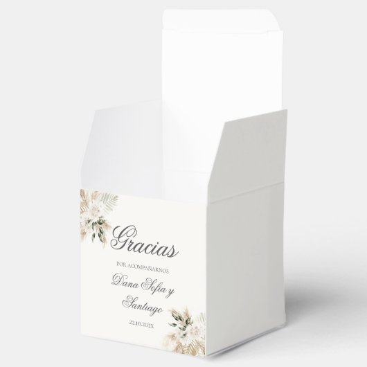 Boho Wedding Geschenkschachtel (Geöffnet)