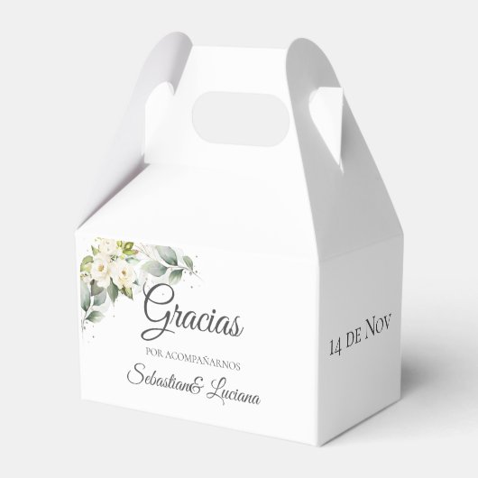 Boho Wedding Geschenkschachtel (Vorderseite)