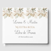 Boho Wedding Guest Book Gästebuch (Vorderseite)