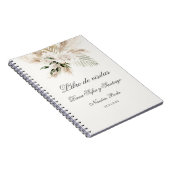 Boho Wedding Guest Notizblock (Rechte Seite)