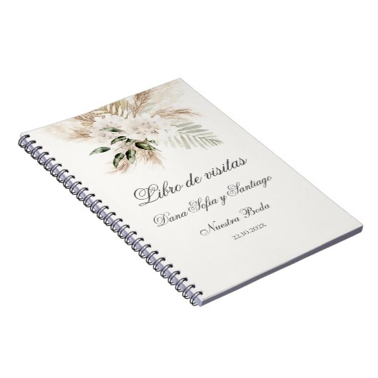 Boho Wedding Guest Notizblock (Rechte Seite)