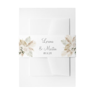 Boho Wedding Invitation Bly Band