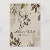 Boho Wedding Invitation Einladung (Vorderseite)