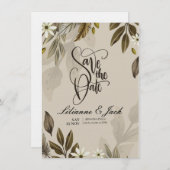 Boho Wedding Invitation Einladung (Vorne/Hinten)