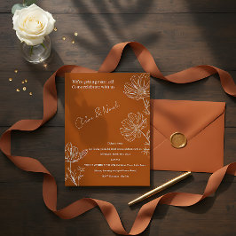Boho Wedding Invitation  Einladung