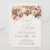 Boho Wedding Invitation Einladung (Vorne/Hinten)