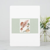 Boho Wedding Invitation | Terracotta Pampas Grass  (Stehend Vorderseite)